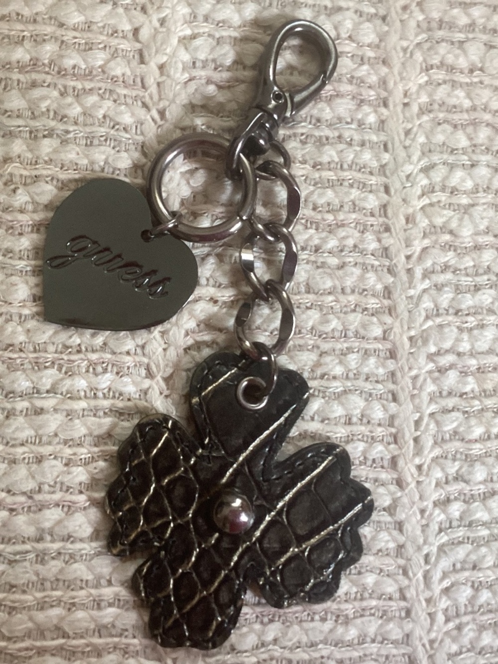 brand new GUESS Butterfly Keychain / Purse Charm